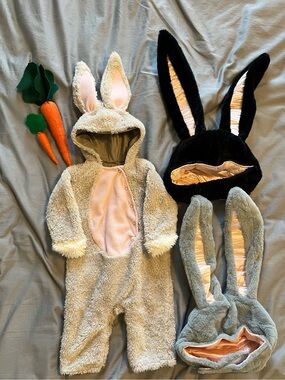 Bunny rabbit family Halloween outfit 6-12 months